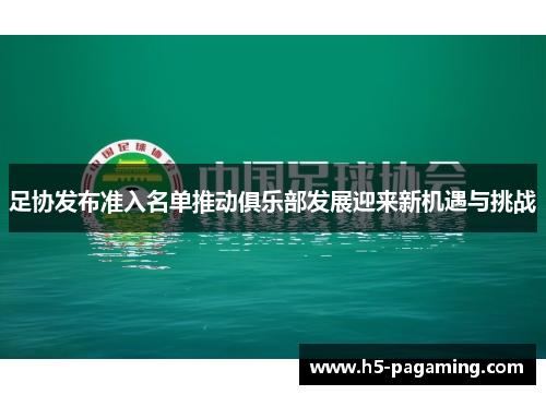 足协发布准入名单推动俱乐部发展迎来新机遇与挑战