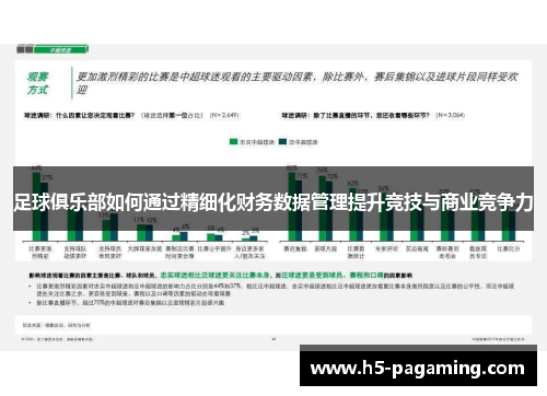 足球俱乐部如何通过精细化财务数据管理提升竞技与商业竞争力 足球俱乐部如何通过精细化财务数据管理提升竞技与商业竞争力